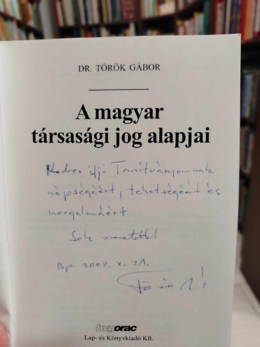 A magyar trsasgi jog alapjai