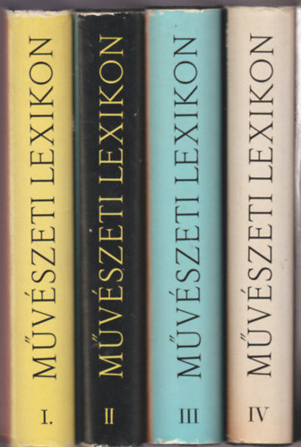 M�v�szeti lexikon I-IV.