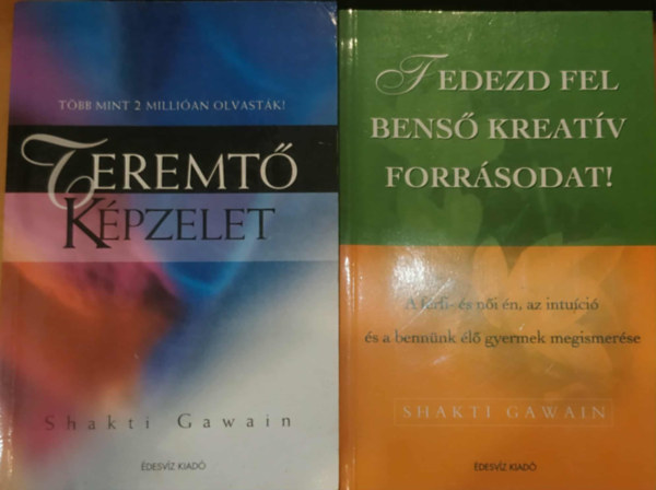2 db Shakti Gawain: Teremt kpzelet + Fedezd fel bens kreatv forrsodat!