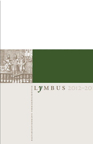 Lymbus - Magyarsgtudomnyi Forrskzlemnyek 2012 - 2013