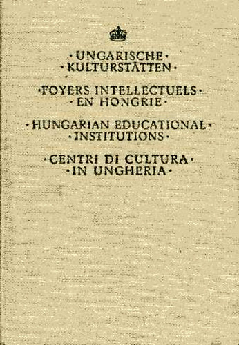 Ungarische kultursatten... (4 nyelven: nmet,francia,angol,olasz)