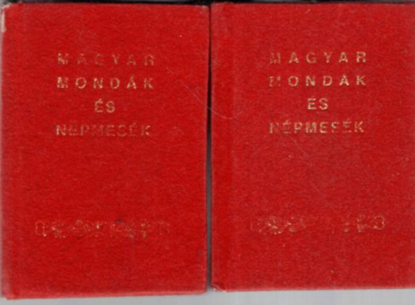 Magyar mondk s npmesk I-II. miniknyv