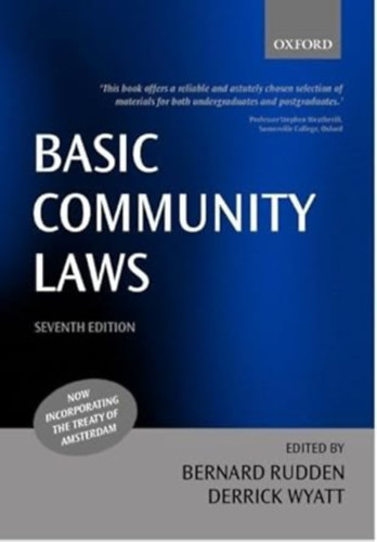 Basic Community Laws  -  Seventh edition