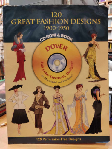 120 Great Fashion Designs 1900-1950 + CD-ROM