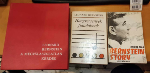 3 db Leonard Bernstein: A megvlaszolatlan krds + Bernstein Story + Hangversenyek fiataloknak