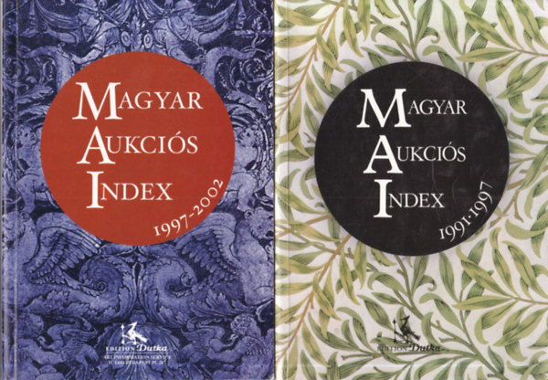 2 db. Magyar aukcis index (1991-1997 + 1997-2002)