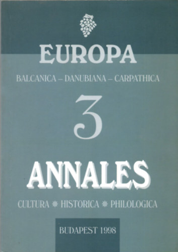 Miskolczy Ambrus  (fszerk.) - Europa - Annales 3.