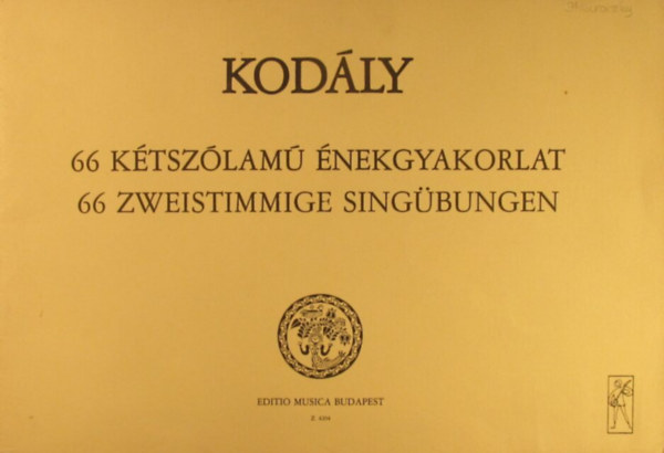 66 ktszlam nekgyakorlat - 66 zweistimmige Singbungen