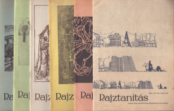 Kovcs Kroly szerk. - Rajztants - Az Oktatsi Minisztrium mdszertani folyirata - XXVI.vf. 1984/1-6.szm teljes vfolyam