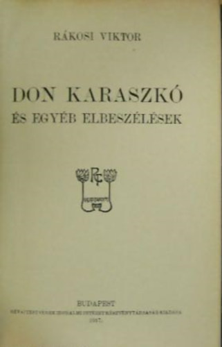 Don Karaszk s egyb elbeszlsek