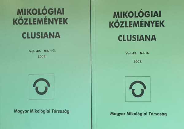 Mikolgiai kzlemnyek - Clusiana (2003 vol. 42. No. 1-2. + 3.)