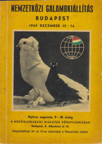 Nemzetk�zi galambki�ll�t�s, Budapest - katal�gus