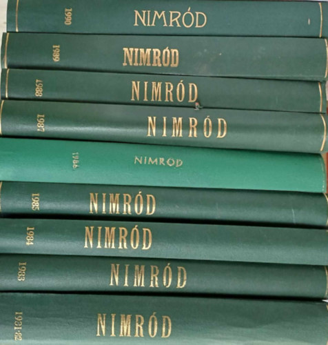 Nimrd vadsz magazin 1981-1990. teljes vfolyamok bektve (10 vfolyam)