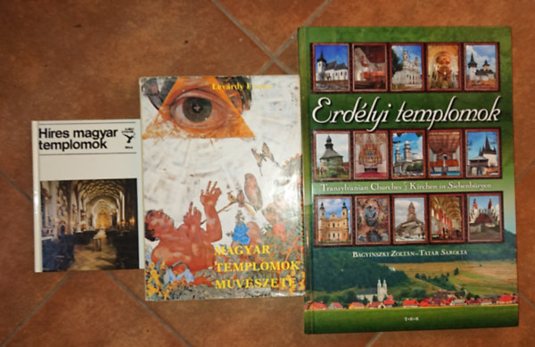 3 k�nyv s K�rp�t-medence templom�p�t�szet�r�l: H�res magyar templomok, Magyar templomok m�v�szete, Erd�lyi templomok