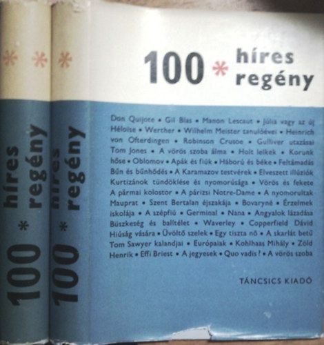 Tncsics Kiad - 100 hres regny I-II.