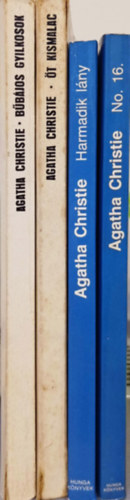Agatha Christie - 4 DB AGATHA CHRISTIE KNYV: BBJOS GYILKOSOK+T KISMALAC+HARMADIK LNY+NO. 16.