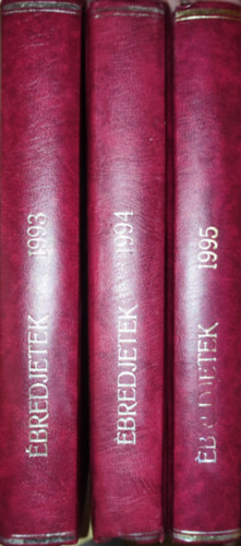 3db teljes vfolyam az bredjetek folyiratbl - bredjetek 1993, 1994, 1995