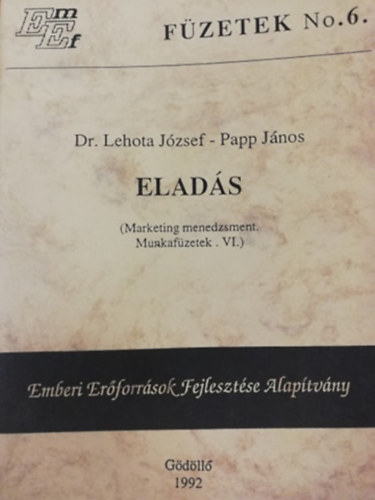 Elads (Marketing menedzsment - Munkafzetek VI.)