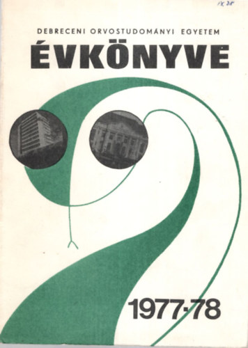 Debreceni Orvostudomnyi Egyetem vknyve 1977-78