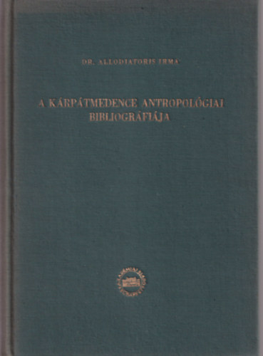 A K�rp�t-medence antropol�giai bibliogr�fi�ja