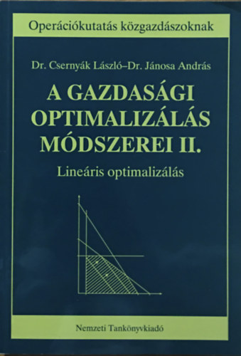 A gazdasgi optimalizls mdszerei II. Lineris optimalizls