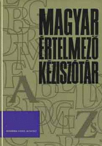 Magyar �rtelmez� k�zisz�t�r A-Z