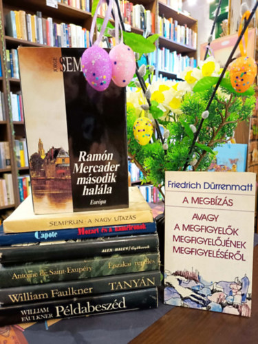Antoine de Saint-Exupéry, Alex Haley, Truman Capote, Jorge Semprún William Faulkner - Világirodalom könyvcsomag 8 darabos KÖNYVMENTŐ AJÁNLAT: Példabeszéd, Tanyán, Éjszakai repülés, GYökerek, Mozart és a kaméleonok, A nagy utazás, Megbízás, avagy a megfigyelők megfigyelőjének megfigyeléséről, Ramón Mercader más