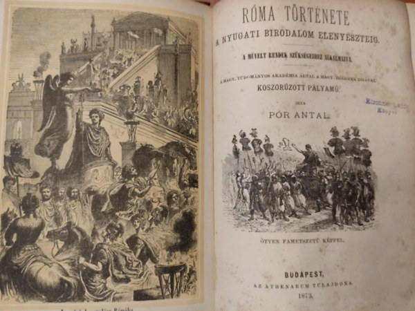 R�ma t�rt�nete a Nyugati Birodalom eleny�szteig