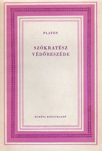 Plat�n - Sz�krat�sz v�d�besz�de