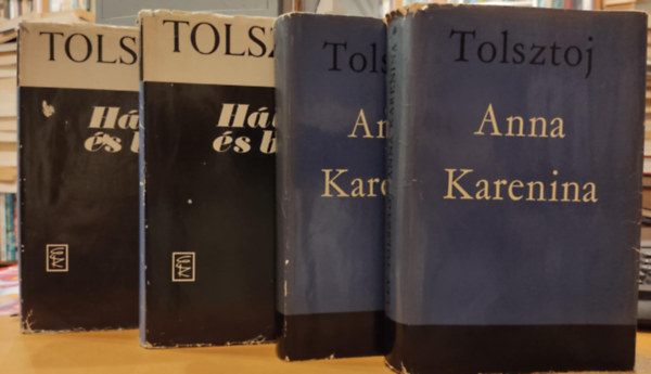 Tolsztoj Leo Lev Tolsztoj - 4 db Tolsztoj: Anna Karenina 1-2. + Hbor s bke 1-2.