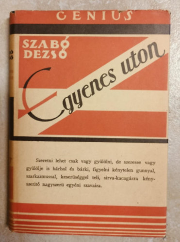 Egyenes ton (Szab Dezs mvei)