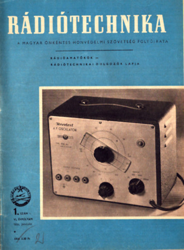 Rditechnika 1956. VI. vfolyam 1-10. szm (egybektve)