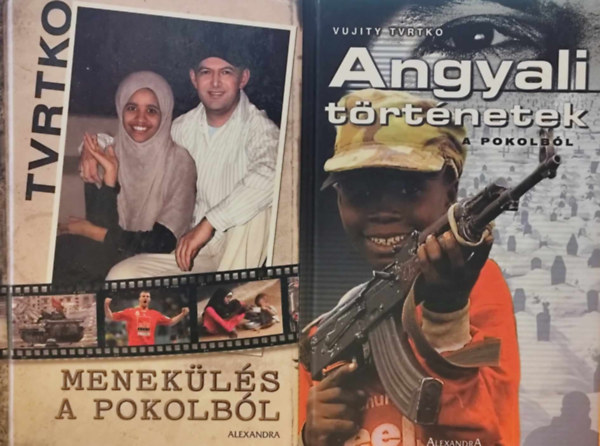 Angyali t�rt�netek a pokolb�l + Menek�l�s a pokolb�l - 2db Tvrtko k�nyv