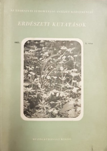 Erd�szeti kutat�sok - 1955. �v 2. sz�m