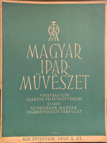 Magyar Iparmvszet 1940/7.sz.