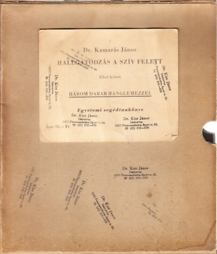 Hallgat�dz�s a sz�v felett I-II. ( 3+3 hanglemezzel )