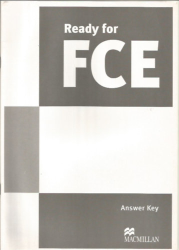 Ready for FCE Answer Key