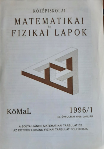 Kzpiskolai matematikai s fizikai lapok 1996/1