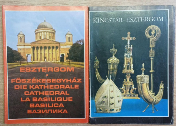 2 db kiadv�ny Esztergomr�l: Esztergom f�sz�kesegyh�z - Kincst�r-Esztergom