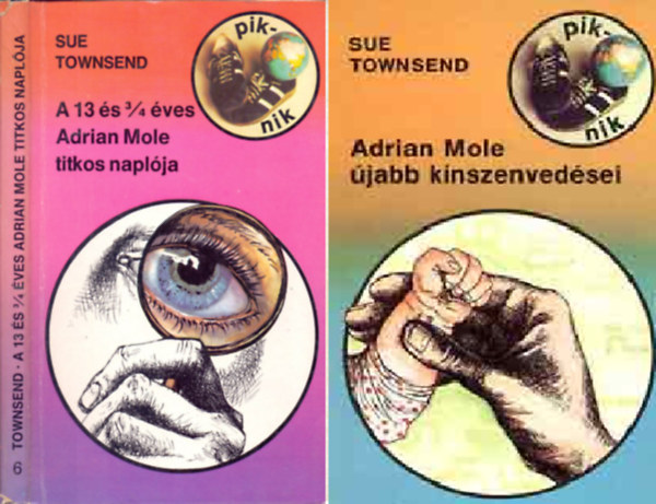 A 13 s 3/4 ves Adrian Mole titkos naplja + Adrian Mole jabb knszenvedsei ( 2 ktet )