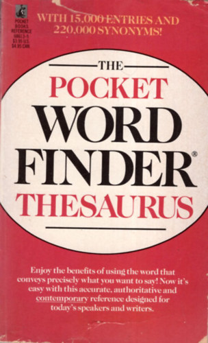 Mike  Weiner - The pocket word finder thesaurus