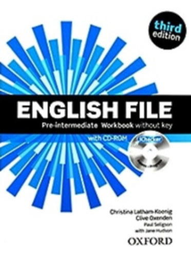 Clive Oxenden, Paul Seligson, Jane Hudson Christina Latham-Koenig - English file Pre-intermediate workbook without key - Third edition