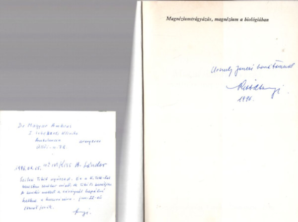 Magnziumtrgyzs, Magnzium a biolgiban - dediklt