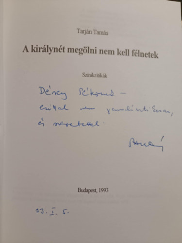 A kir�lyn�t meg�lni nem kell f�lnetek (dedik�lt)