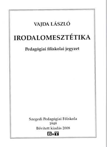 Vajda Lszl - Irodalomeszttika