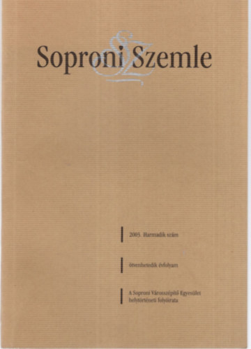 Soproni Szemle 2003. 3. szm 57. vf.