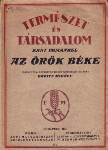Az rk bke (Termszet s trsadalom 1. szm)