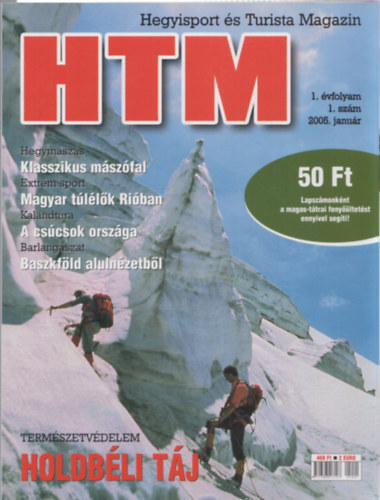 HTM - hegyisport s turista magazin (2005/1-12 lapszmonknt - 12db)