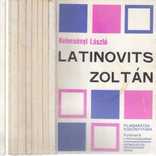 9 db. Filmbar�tok kisk�nyvt�ra (Latinovits Zolt�n + Pier Paolo Pasolini + Tony Richardson + Jean Moreau + Grigorij Kozincev + Kov�cs Andr�s + Makk K�roly + Ran�dy L�szl� + Ruttkai �va)