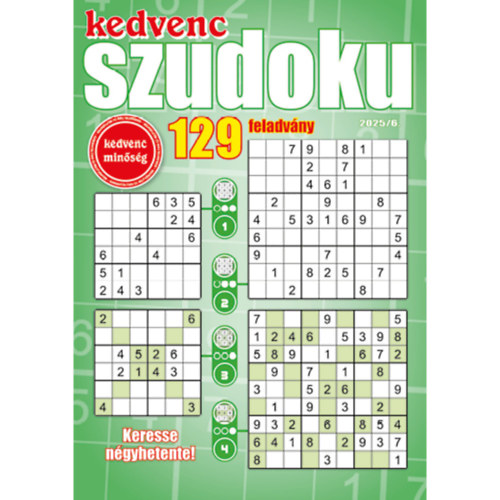 Kedvenc Szudoku 2025/6